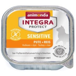 ANIMONDA Integra Protect Sensitive Tacchino con riso - cibo umido per gatti - 100g