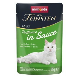 ANIMONDA Vom Feinsten Raffinesse in salsa pollo con anatra - cibo umido per gatti - 85g