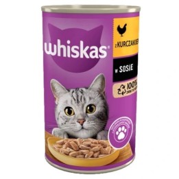 WHISKAS Pollo in salsa - cibo umido per gatti - 400g
