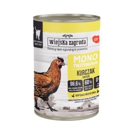 WIEJSKA ZAGRODA Pollo Mono - cibo umido per gatti - 400g