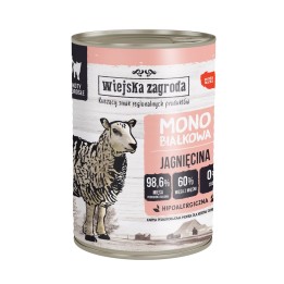WIEJSKA ZAGRODA Monoprotein Agnello - cibo umido per gatti - 400g