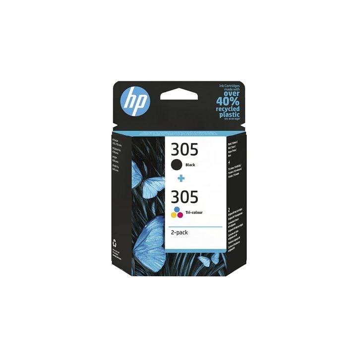 HP 305 Cartuccia inchiostro originale tricolore/nera 2 pezzi