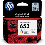 HP 653 1 pc originali resa standard ciano magenta giallo