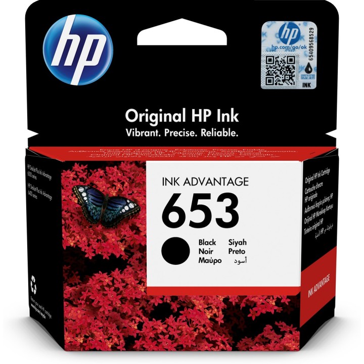 HP 653 1 pc originali resa standard nero
