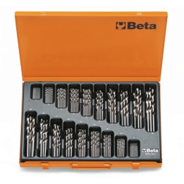 Beta 412/C150 Serie di punte elicoidali cilindriche (art. 412) in cassetta 004120450
