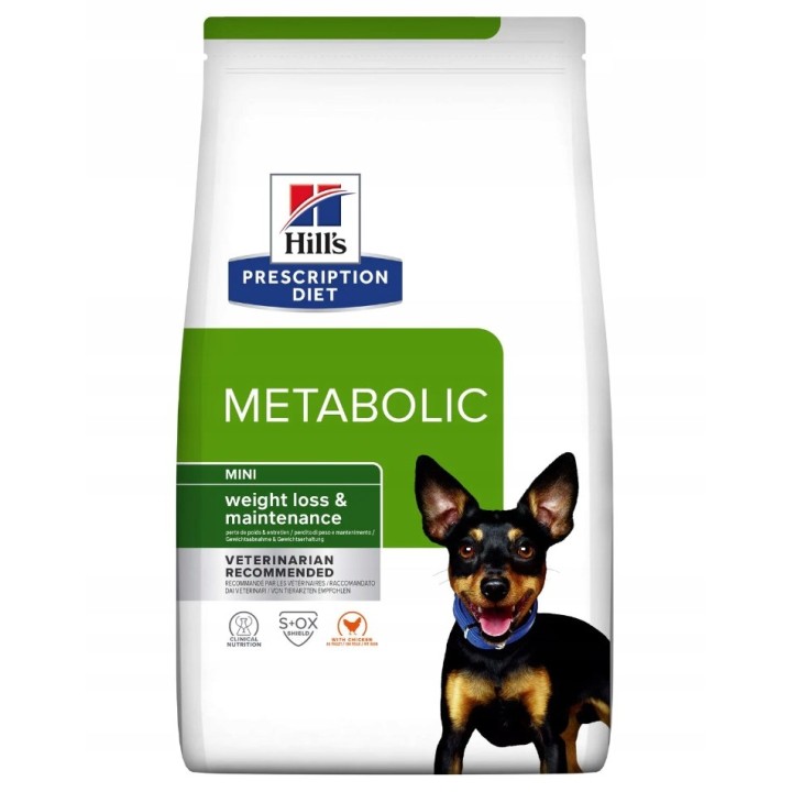 HILL'S PRESCRIPTION DIET Canina Metabolica Mini Cibo secco per cani Pollo 1 kg