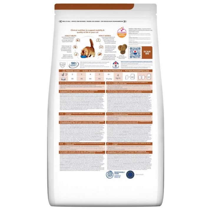 HILL'S PD K/D Renale + Mobilità Pollo - cibo secco per gatti - 3kg