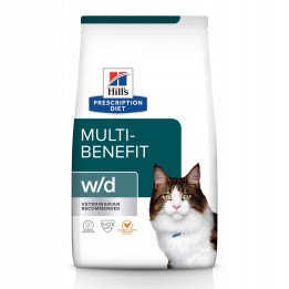 HILL'S PRESCRIPTION DIET Felina Multi-Beneficio w/d Cibo secco per gatti Pollo 3 kg