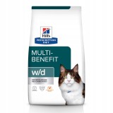 HILL'S PRESCRIPTION DIET Felina Multi-Beneficio w/d Cibo secco per gatti Pollo 3 kg