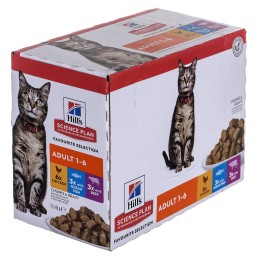 HILL'S Feline Adult Multipack Classic – bustine 12×85 g