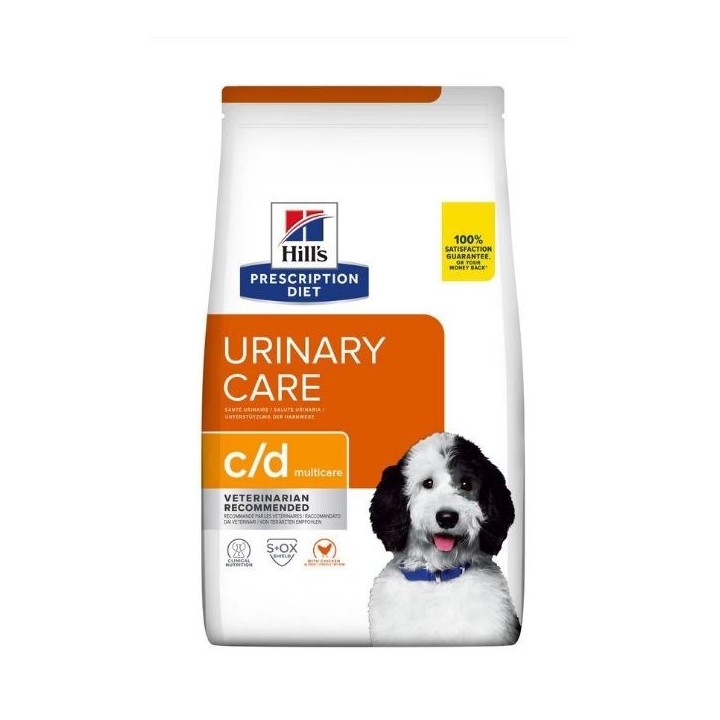 HILL'S PRESCRIPTION DIET Canina Cura Urinaria c/d Multicare Cibo secco per cani Pollo 1 5 kg