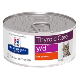 HILL'S PRESCRIPTION DIET Thyroid Care Feline y/d Cibo umido per gatti Pollo 156 g