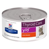HILL'S PRESCRIPTION DIET Thyroid Care Feline y/d Cibo umido per gatti Pollo 156 g