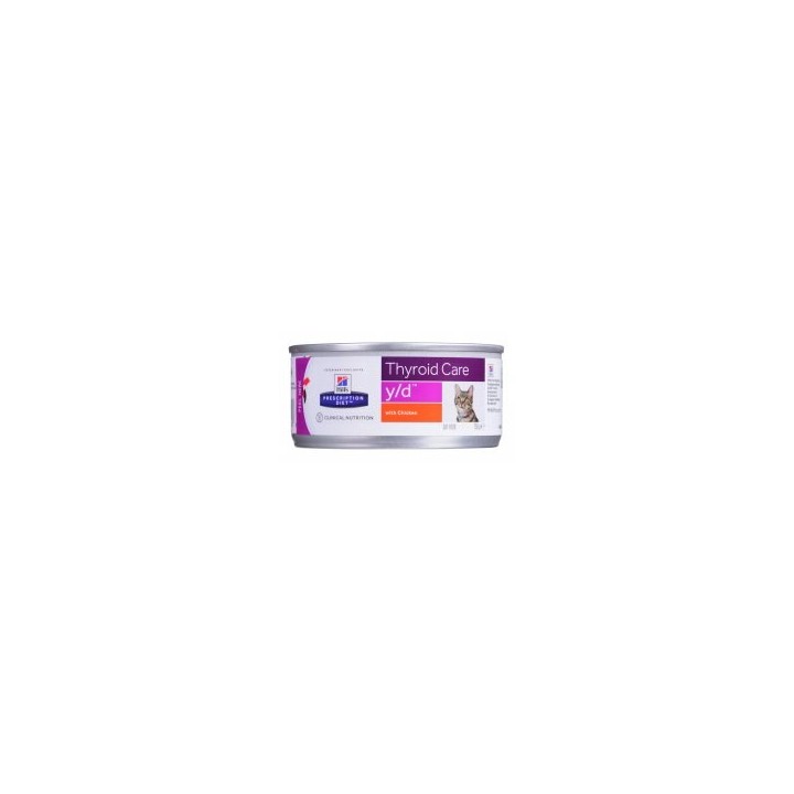HILL'S PRESCRIPTION DIET Thyroid Care Feline y/d Cibo umido per gatti Pollo 156 g