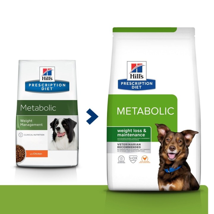 HILL'S PRESCRIPTION DIET Canine Metabolic Cibo secco per cani Pollo 12 kg