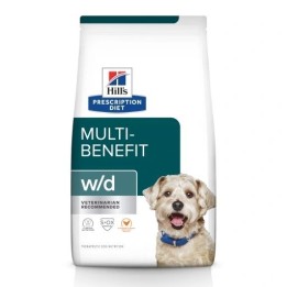 HILL'S Dieta Prescrizione w/d Digestivo Gestione Peso Diabete - cibo secco per cani - 10 kg