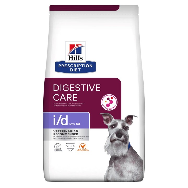 HILL'S Dieta Prescrizione Basso Contenuto di Grassi i/d Canina - cibo secco per cani - 1 5kg