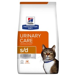 HILL'S PRESCRIPTION DIET Felina Cura Urinaria s/d Cibo secco per gatti Pollo 3 kg