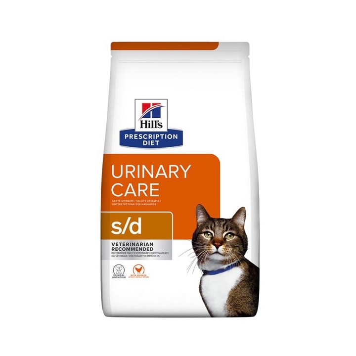 HILL'S PRESCRIPTION DIET Felina Cura Urinaria s/d Cibo secco per gatti Pollo 3 kg