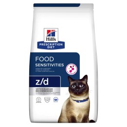 HILL'S Dieta Prescrizione Sensibilità Alimentari z/d Felina - cibo secco per gatti - 3 kg
