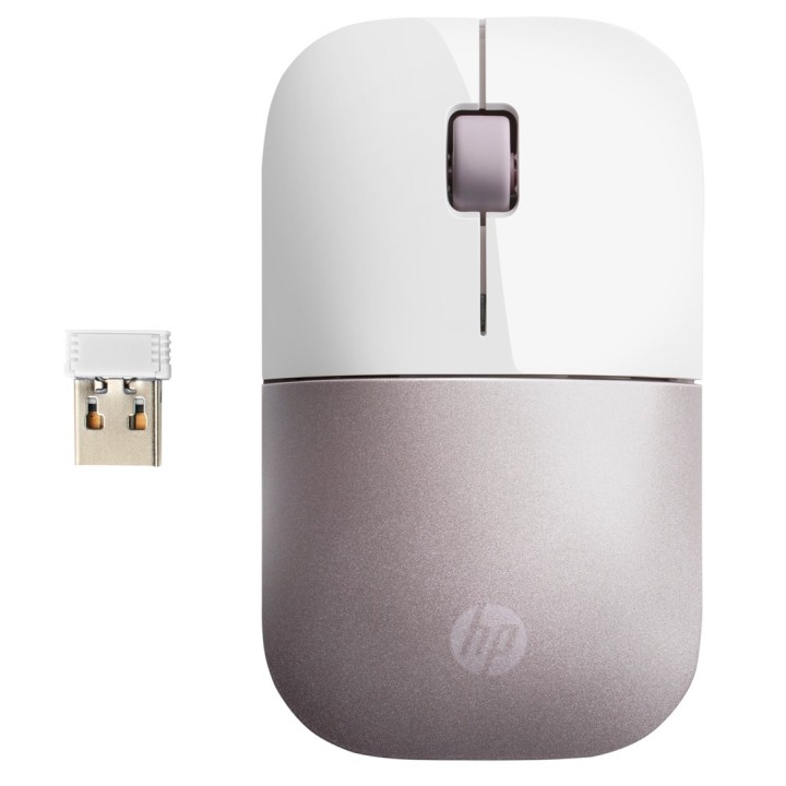 HP mouse wireless Z3700 - bianco/rosa