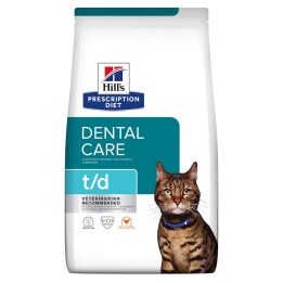 HILL'S PRESCRIPTION DIET Feline t/d Cibo secco per gatti Pollo 1 5 kg