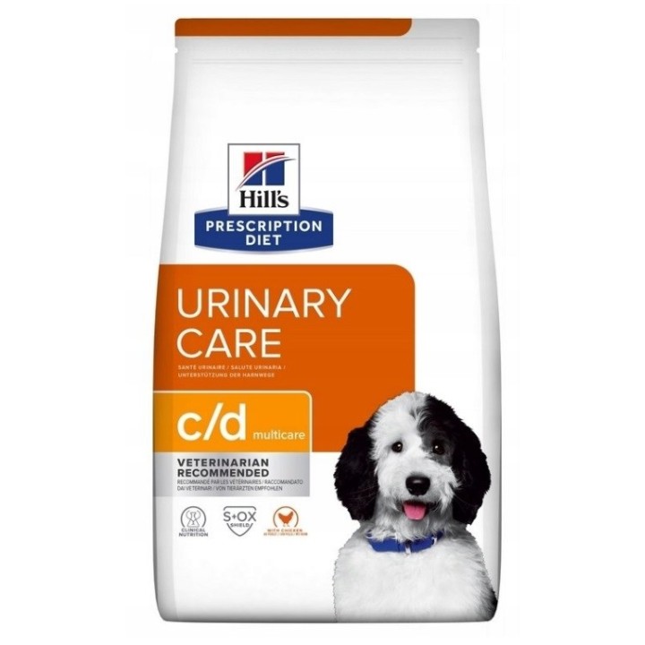 HILL'S PRESCRIPTION DIET Urinary Care Canine c/d Multicare Cibo secco per cani Pollo 4 kg