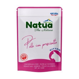 NATUA Kitten pollo con prosciutto - cibo umido per gatti - 70g