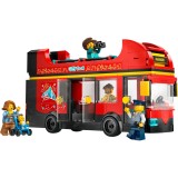 LEGO CITY 60407 Autobus rosso a due piani per escursioni