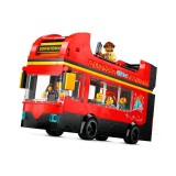 LEGO CITY 60407 Autobus rosso a due piani per escursioni