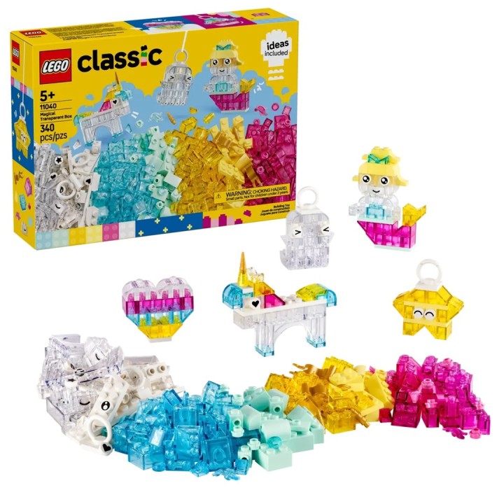 LEGO CLASSIC 11040 Scatola Magica Trasparente