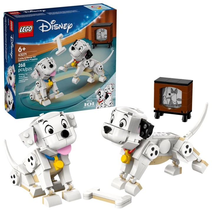 LEGO DISNEY 43271 Lucky & Penny 101 Cuccioli Dalmati