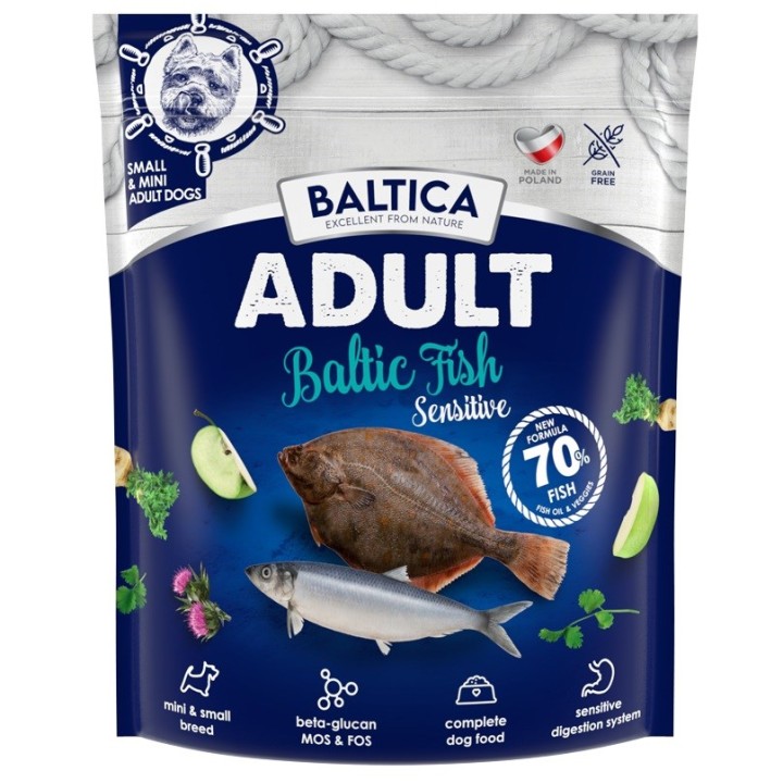 BALTICA Excellent Sensitive pesce baltico Small breed Mono - cibo secco per cani - 1kg