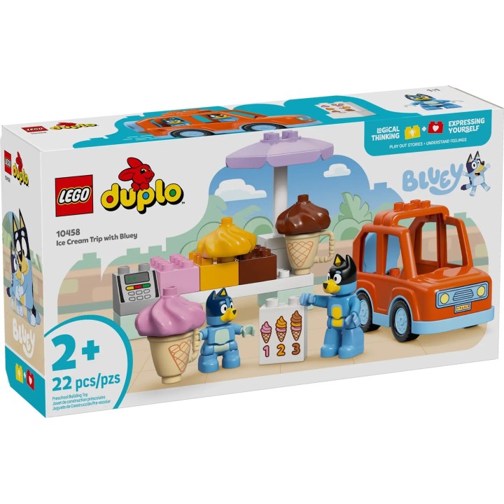 LEGO BLUEY 10458 Gita al Gelato con Bluey