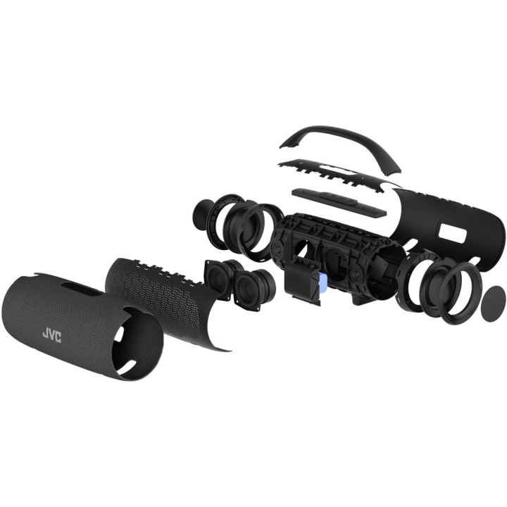 JVC XS-E524B nero - altoparlante BT portatile nero