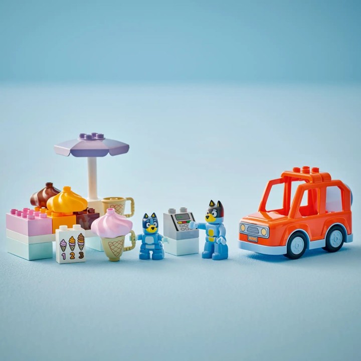 LEGO BLUEY 10458 Gita al Gelato con Bluey