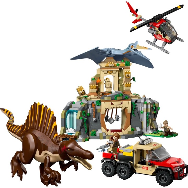 LEGO JURASSIC WORLD 76976 Missione Aerea Spinosauro & Quetzalcoatl