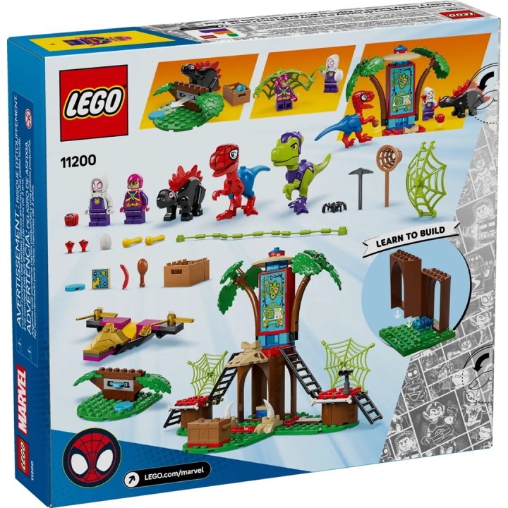 LEGO MARVEL 11200 Battaglia Raptor di Spidey e Gobby nella Casa sull'Albero HQ