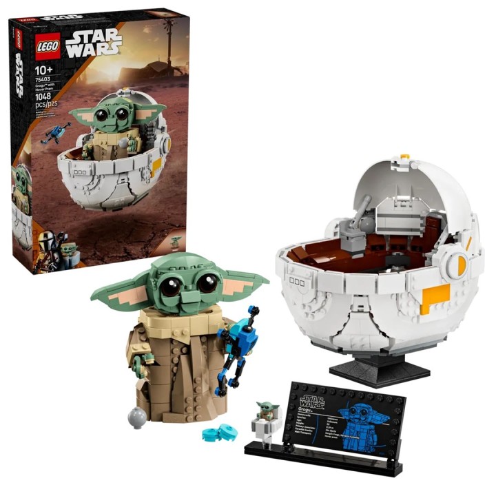 LEGO STAR WARS 75403 Grogu con Passeggino Volante