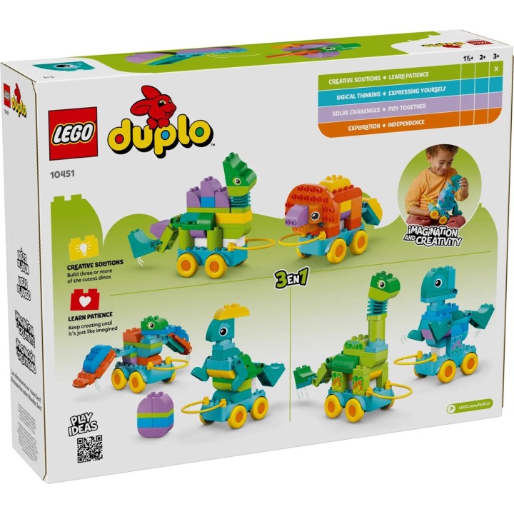 LEGO DUPLO 10451 3-in-1 Dinosauri su Ruote