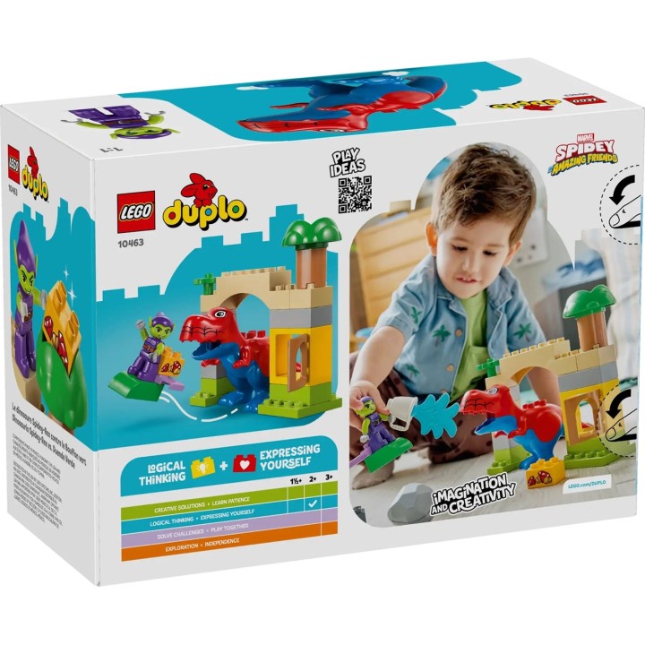 LEGO DUPLO 10463 Dinosauro Spidey-Rex contro Green Goblin