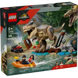 LEGO JURASSIC WORLD 76975 T-Rex Fuga dal Fiume