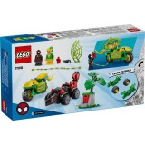 LEGO MARVEL 11198 Inseguimento Veicolo Dinosauro Spin ed Electro