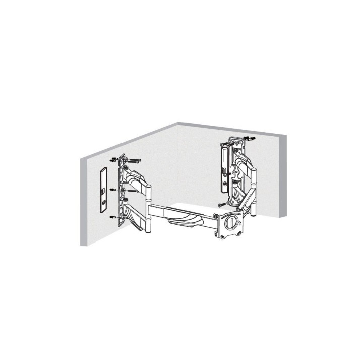 Supporto TV ART AR-85 LCD/LED 32-70 45KG regolazione verticale/orizzontale