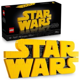 LEGO STAR WARS 75407 Logo Star Wars Costruito in Mattoncini