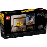 LEGO STAR WARS 75407 Logo Star Wars Costruito in Mattoncini
