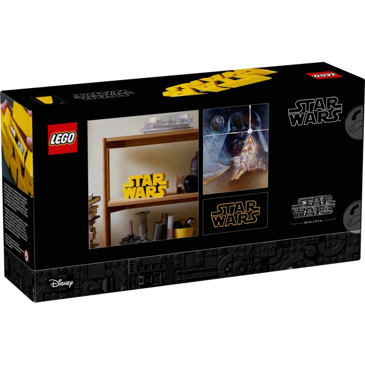 LEGO STAR WARS 75407 Logo Star Wars Costruito in Mattoncini
