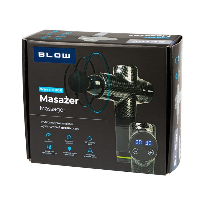 BLOW Pistola massaggiante Wave 5000