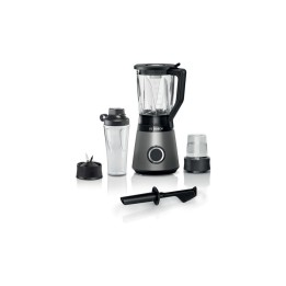 Bosch Serie 4 MMB6177S Frullatore 1.5 L Frullatore da tavolo 1200 W nero argento