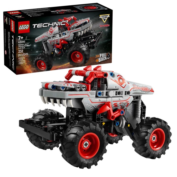 LEGO TECHNIC 42200 Monster Jam™ ThunderROARus™ con meccanismo di richiamo